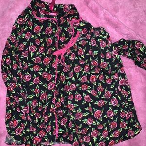 Betsey Johnson Flannel PJs